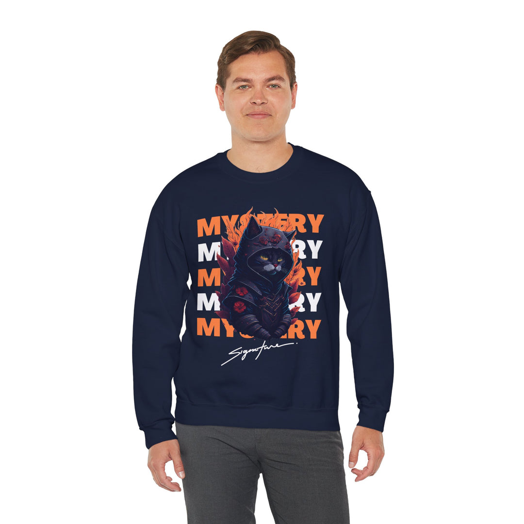 Cat Knight Armor Mystery Cat Sweatshirt