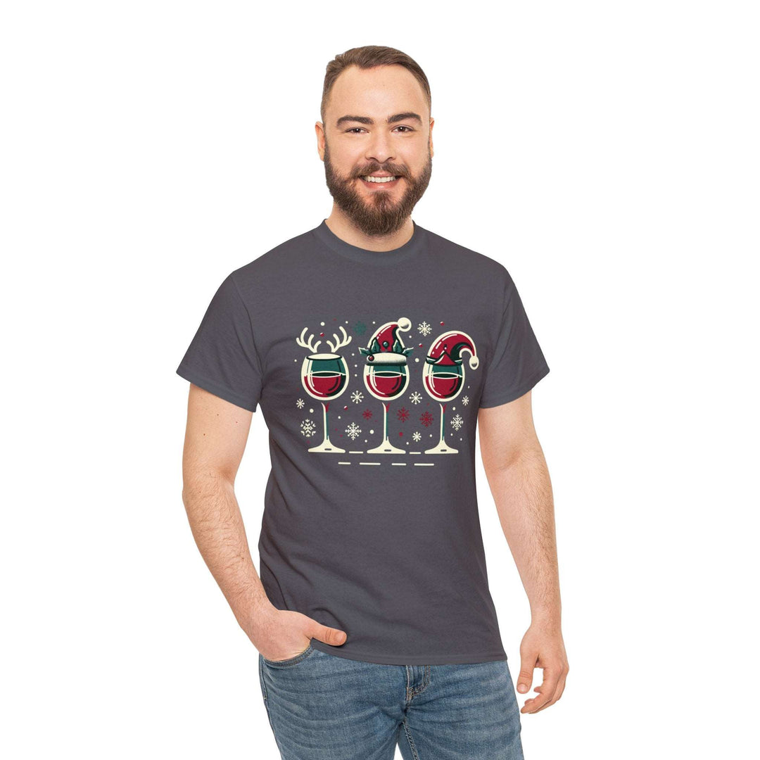 Holiday Cheer Wine Glasses Unisex T Shirt