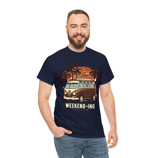 Weekend-ing Adventure Van Life T-Shirt - Escape in Style