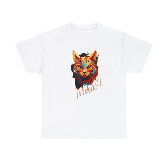 Abstract Meow Cat T-shirt - Palette of Purr