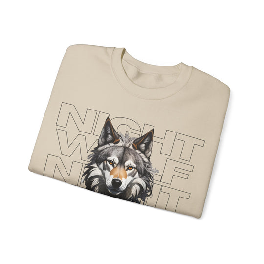 Lone Night Wolf Sweatshirt - After Dark Style