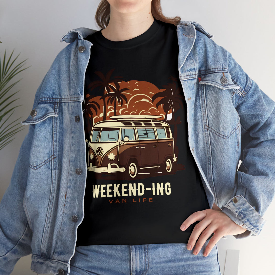 Weekend-ing Adventure Van Life T-Shirt - Escape in Style