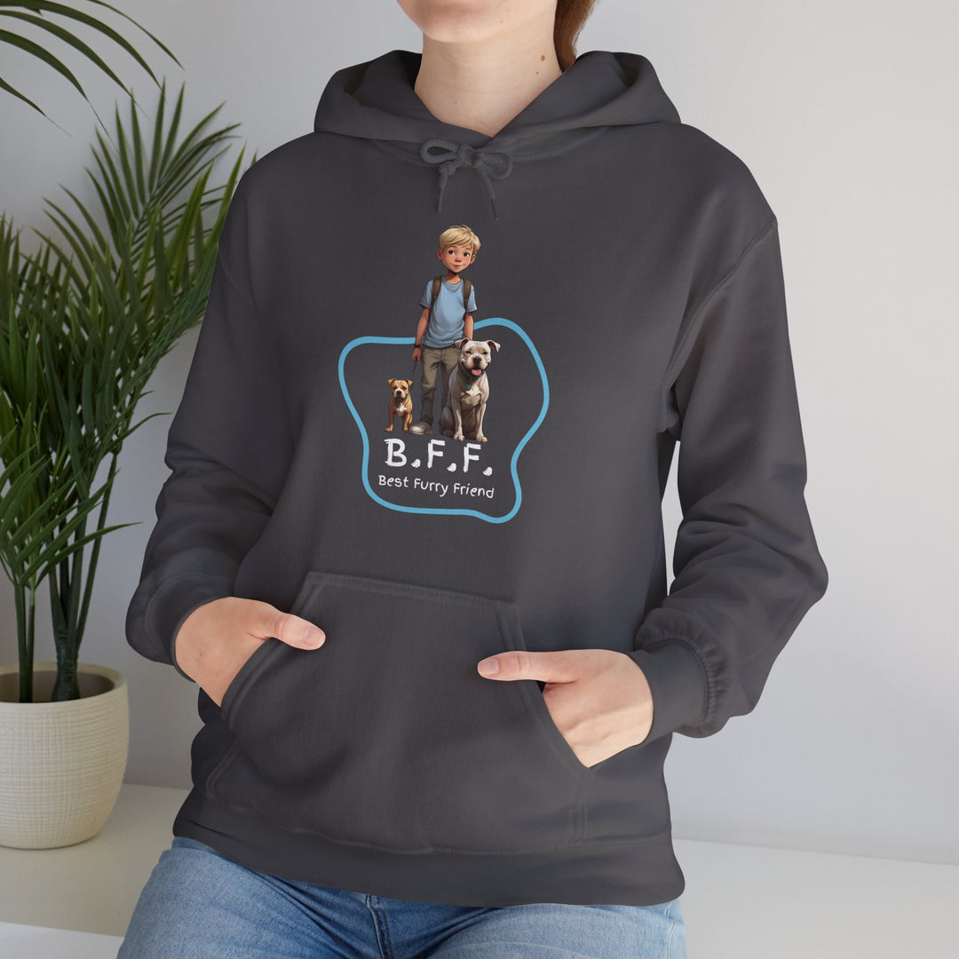 Best Furry Friend in City Lights Dog Hoodie -Bffs