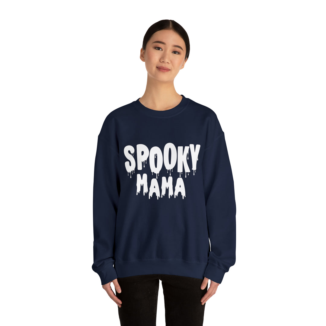 Spooky Mama Unisex Heavy Blend™ Crewneck Sweatshirt - Wave Fusions