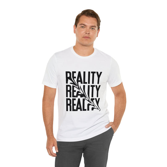 Reality Unisex Jersey Short Sleeve Tee - Wave Fusions