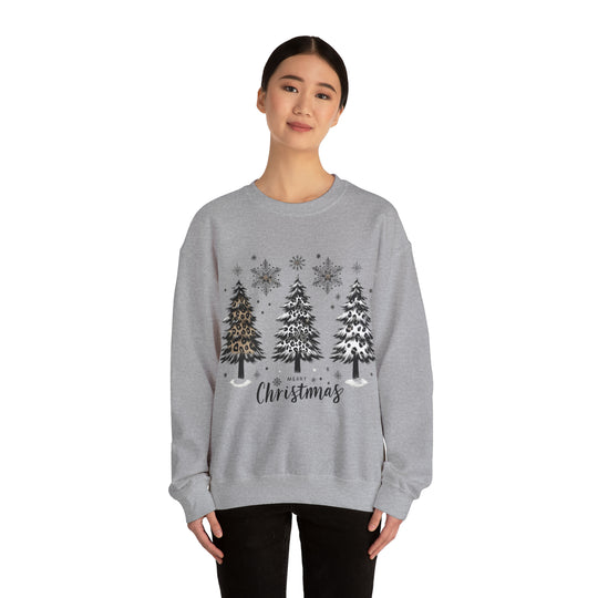 Snow Merry Christmas tree Unisex Sweatshirt - Wave Fusions