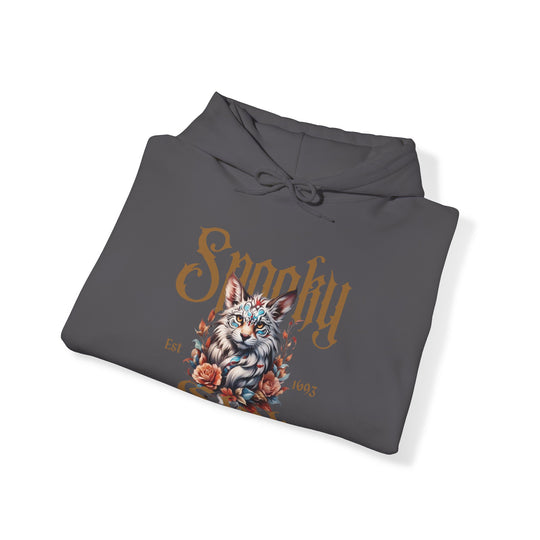 Spooky Club Floral Feline Cat Hoodie - Spooky Club Charm