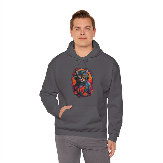 Rhythm and Purr Cat Hoodie - Tune In Style