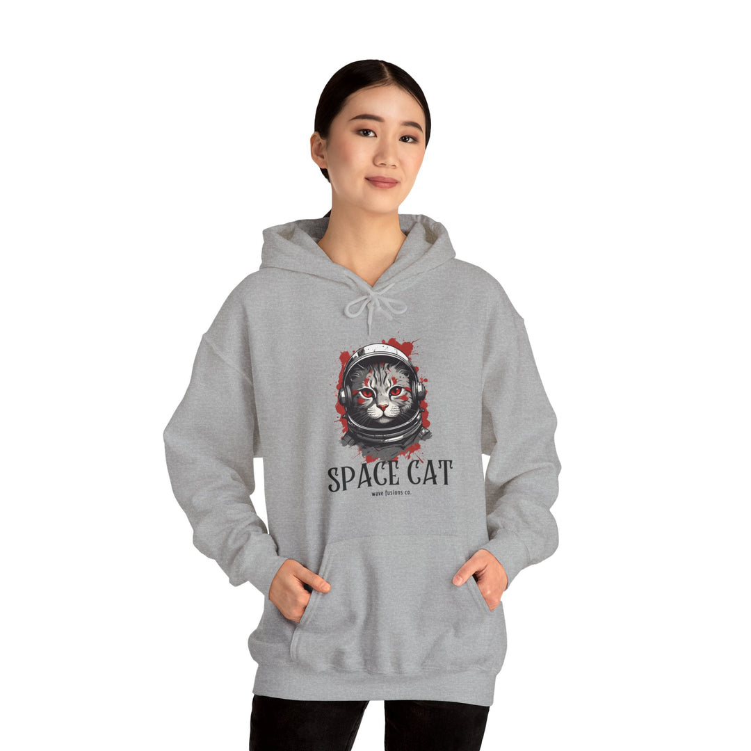 Cosmic Cat Spacewalk Astronaut Hoodie