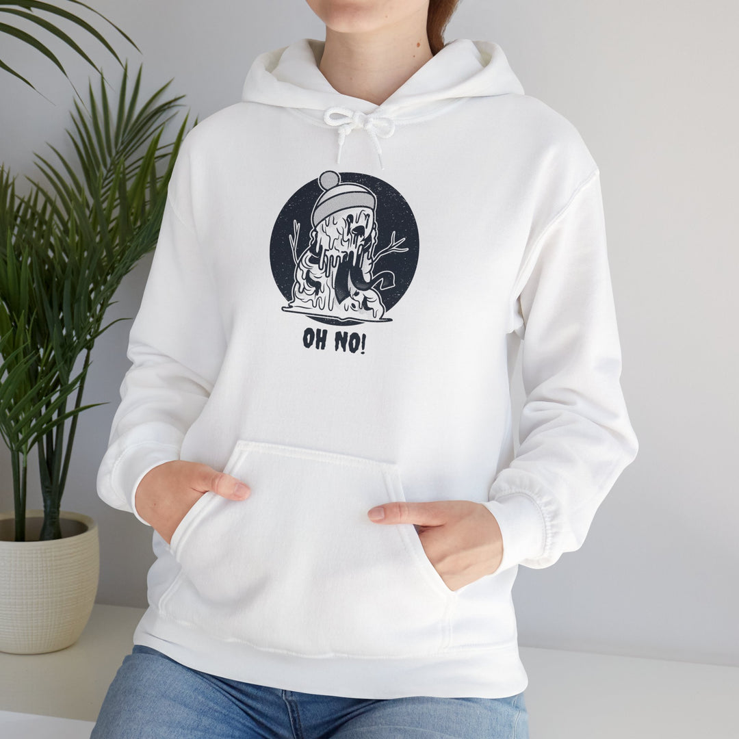 Oh No! Melting Snowman Hoodie