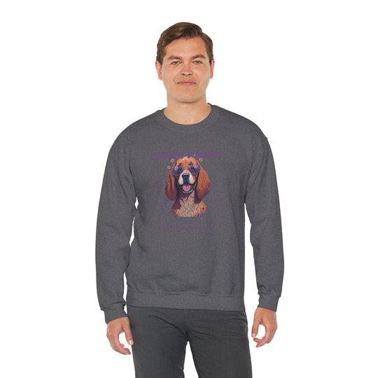 Don't Panic Just Follow The Flow Dog Sweatshirt - Chill Wear