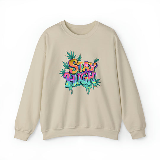 Stay High Unisex Heavy Blend™ Crewneck Sweatshirt - Wave Fusions