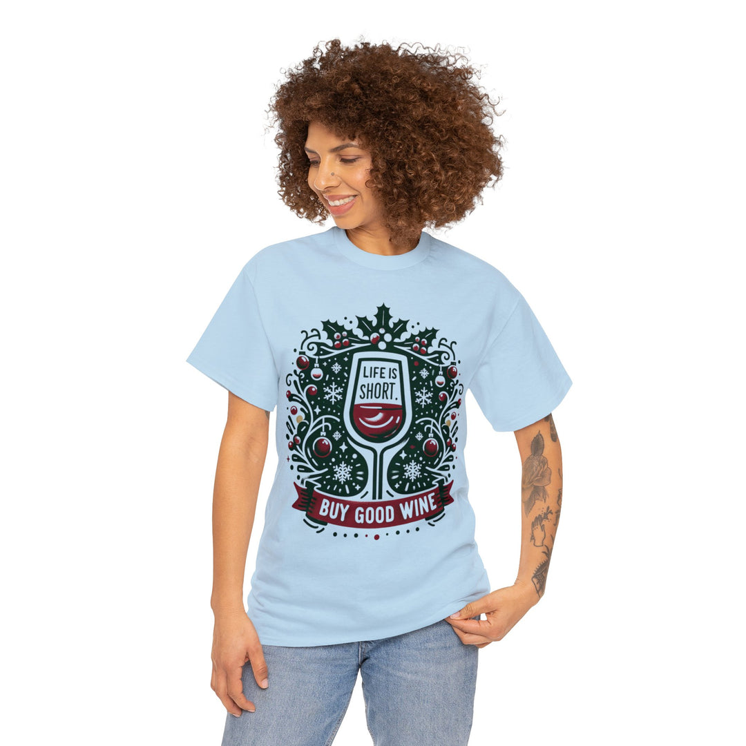 Buy Good Wine Unisex T Shirt - Wave Fusions