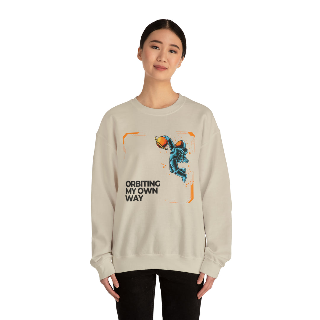 Orbiting My Own Way Unisex Sweatshirt - Wave Fusions