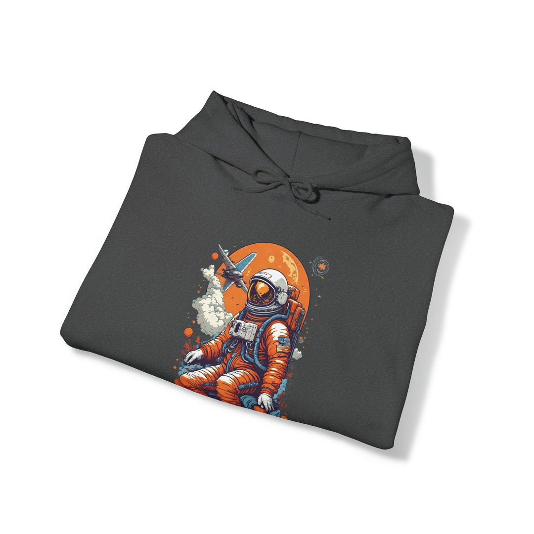 Retro Astronaut Unisex Hoodie - Wave Fusions