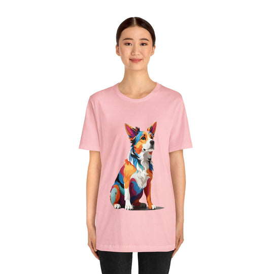 Sitting Dog Graphic Tee - Wave Fusions