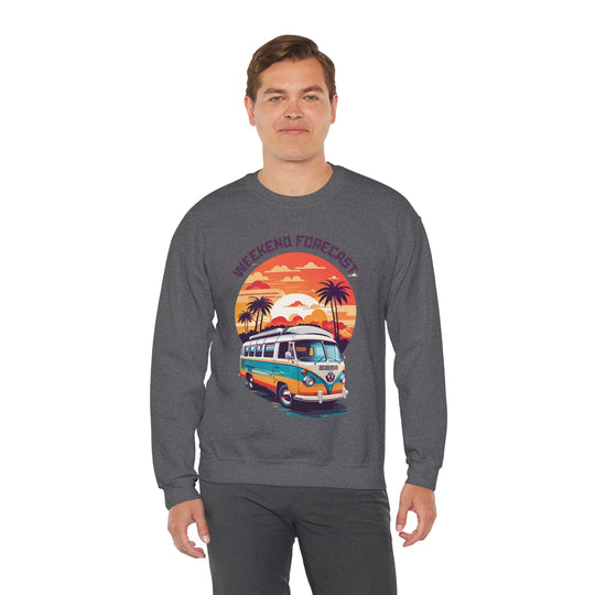 Weekend Forecast Van Life Sweatshirt - Weekend Forecast Sunset Edition