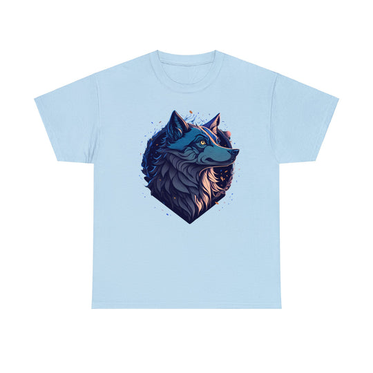 Lone Wolf Majesty T-shirt - Vibrant Wilderness