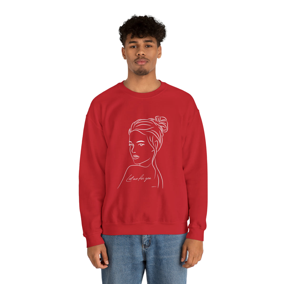 Let Me Fix You Unisex Heavy Blend™ Crewneck Sweatshirt - Wave Fusions