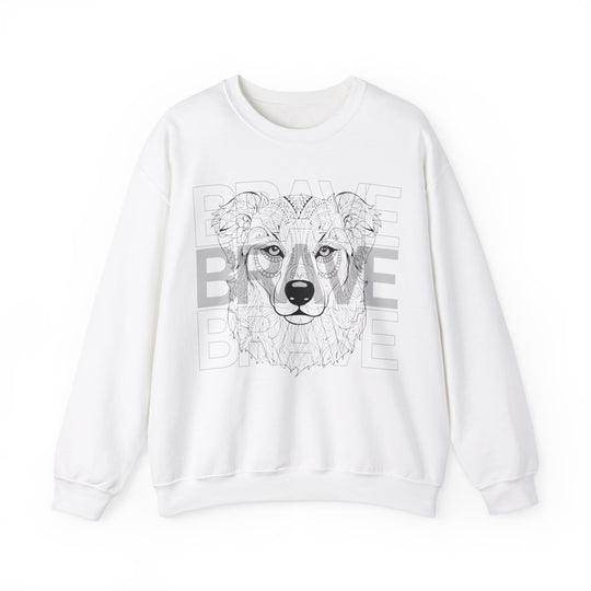 Brave Dog Tribal Canine Sweatshirt - Mythical Mutt