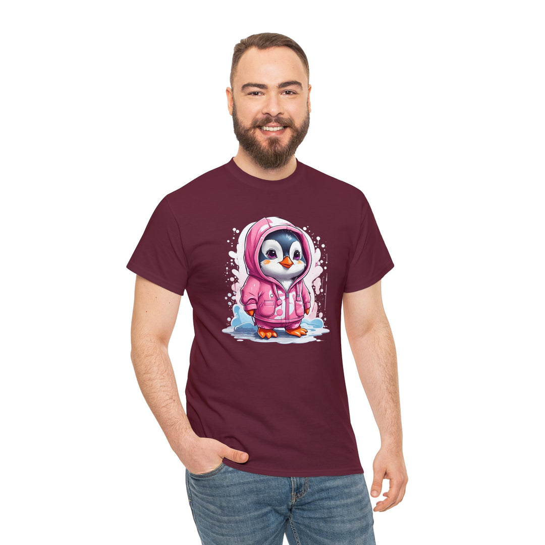 Penguin Unisex Heavy Cotton Tee - Wave Fusions