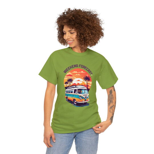 Weekend Forecast Van Life T-Shirt - Weekend Forecast Sunset Edition