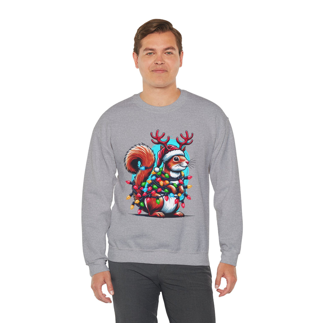 Christmas Squirrel Unisex Sweatshirt - Wave Fusions