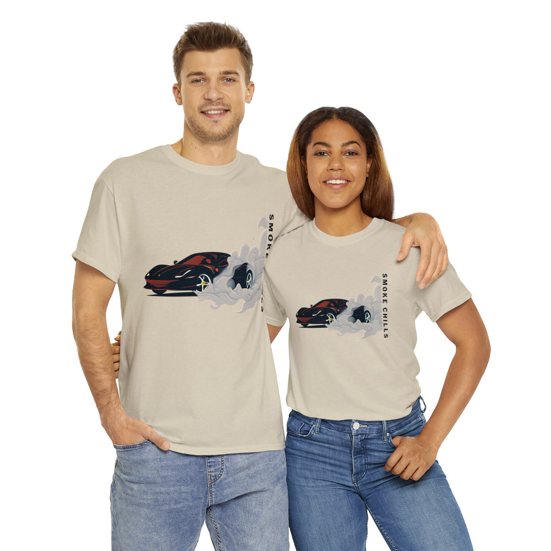 Smoke Chills Sports Car T-Shirt - Modern Car Edition