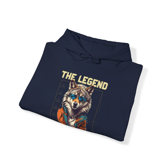 The Legend Wolf Hoodie - Wolf in Shades