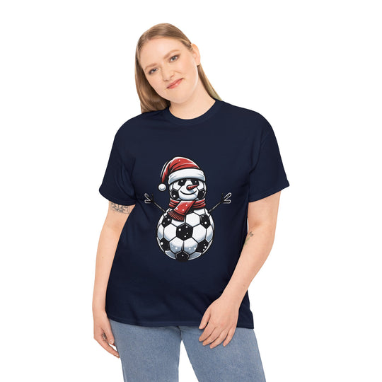 Football Santa Unisex T Shirt - Wave Fusions