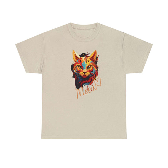 Abstract Meow Cat T-shirt - Palette of Purr