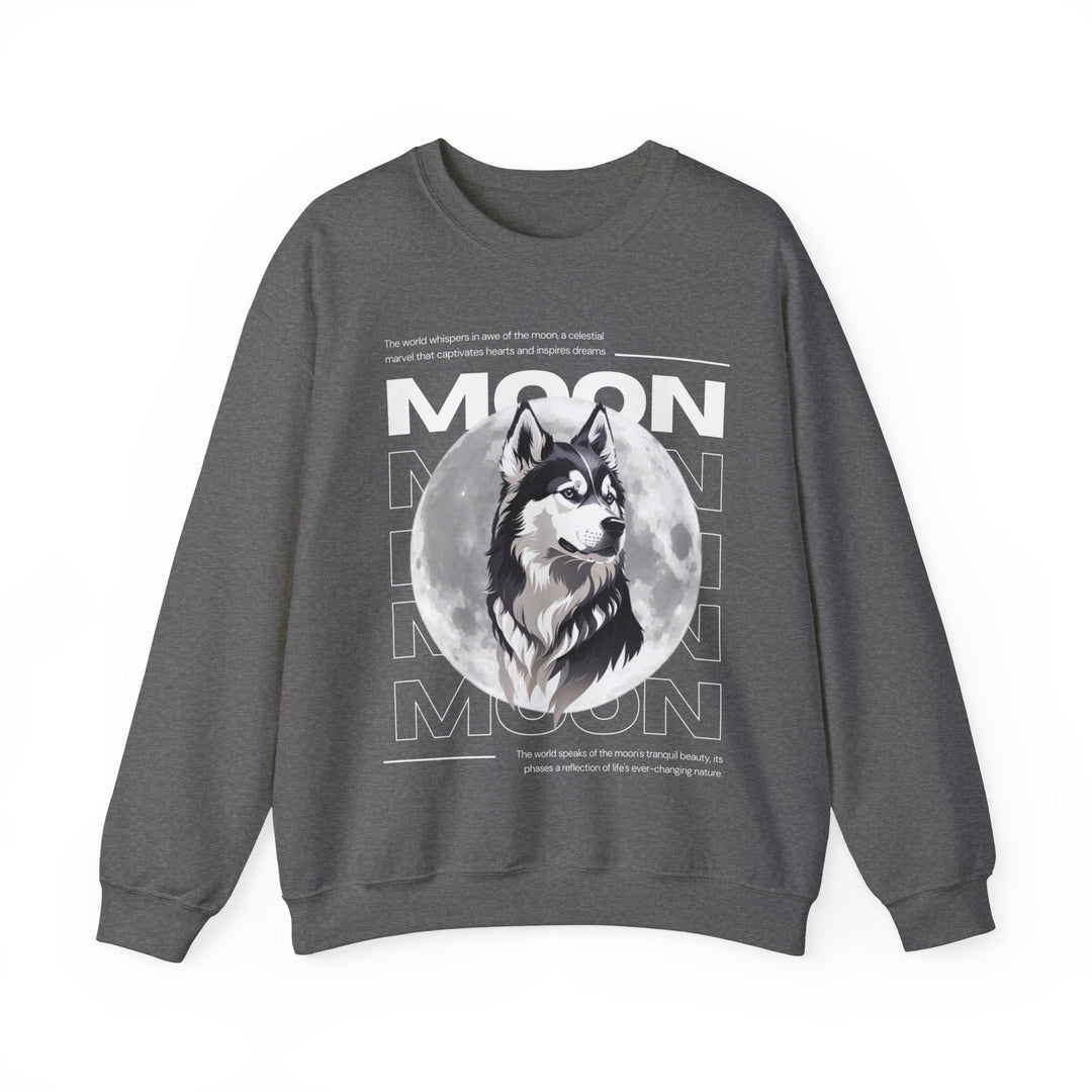 Full Moon Wolf Whisper Sweatshirt - Guiding Light of the Night