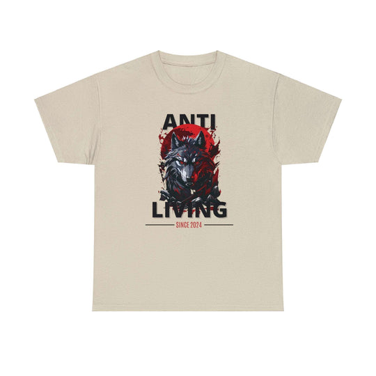 Anti-Living Wolf T-shirt - Dark Rebel Attire