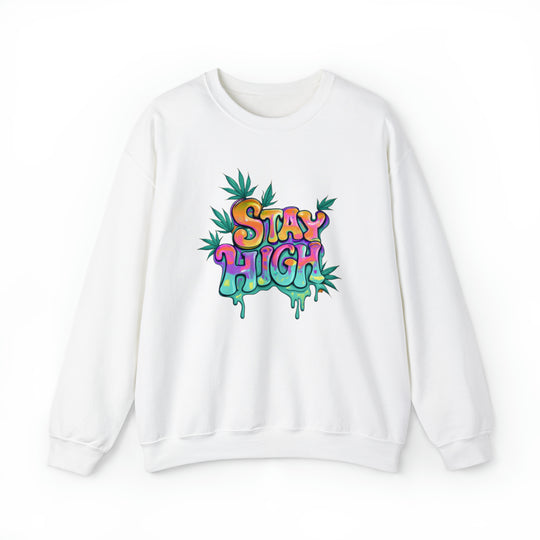 Stay High Unisex Heavy Blend™ Crewneck Sweatshirt - Wave Fusions