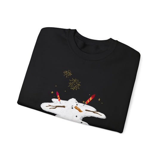 Sorry Santa Melted Snowman Holiday Sweatshirt