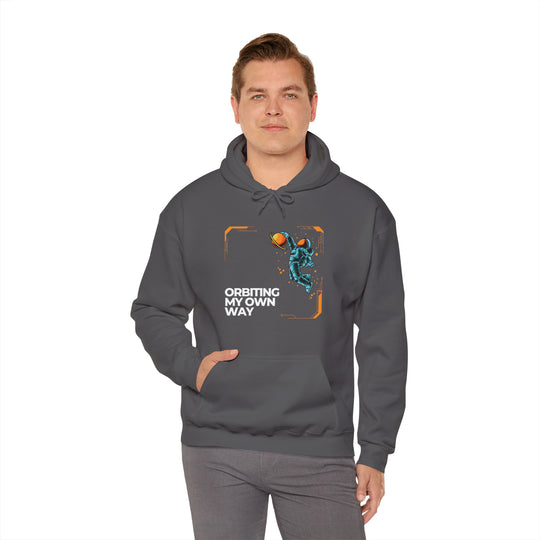 Orbiting My Own Way Unisex Hoodie - Wave Fusions