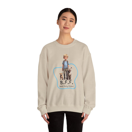 Best Furry Friend in City Lights Dog Sweatshirt -Bffs