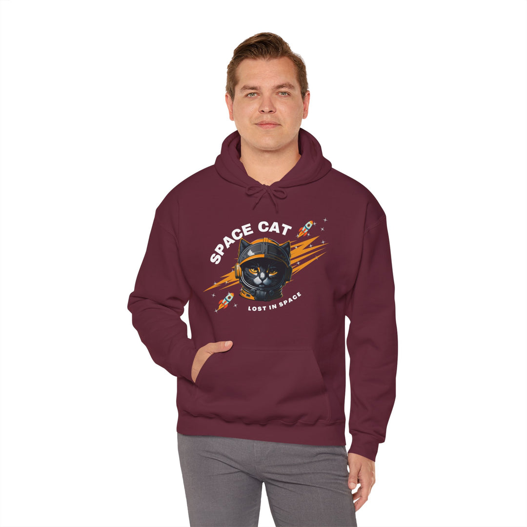 Space Cat Astronaut Hoodie - Lost In Space