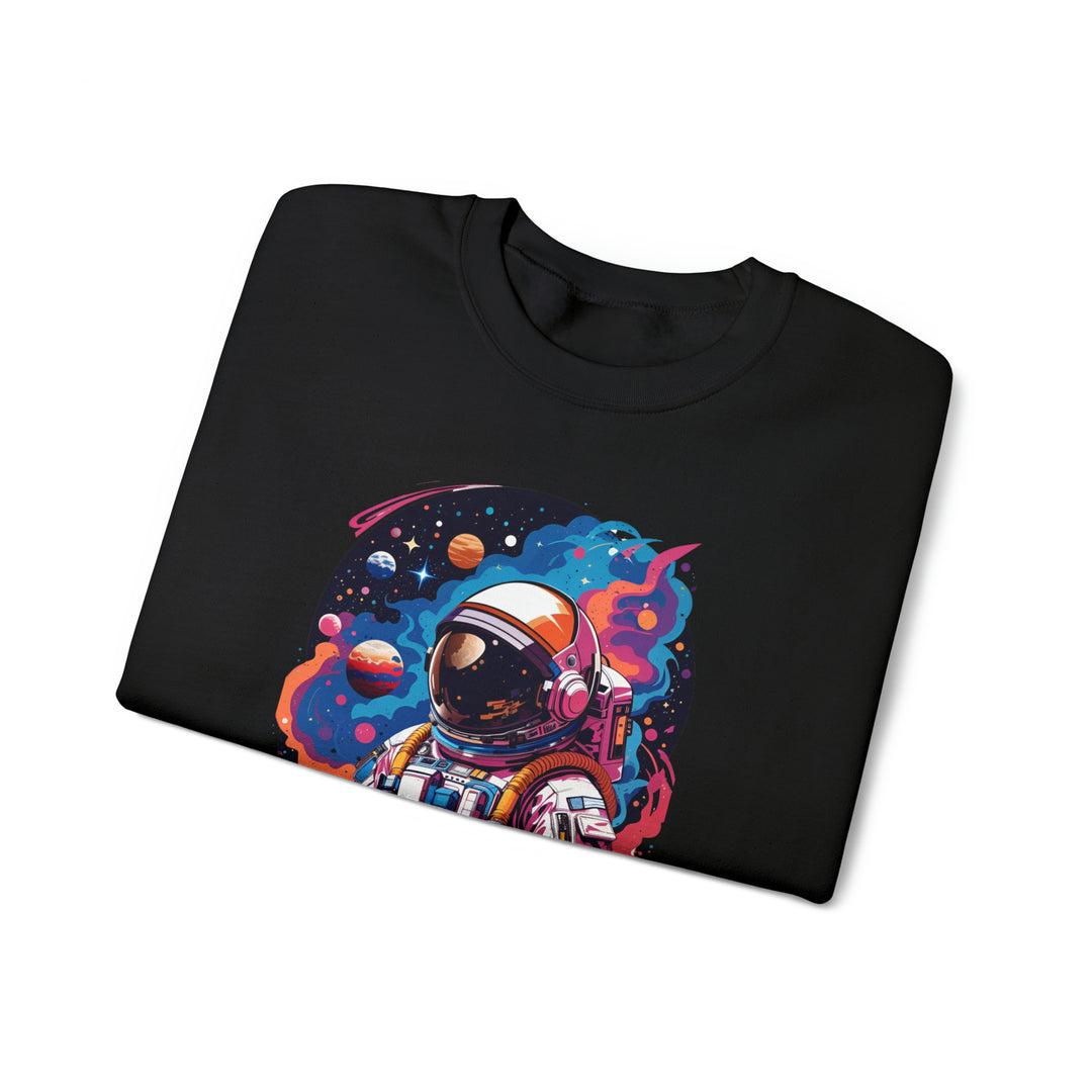 Cosmic Voyager Astronaut Unisex Sweatshirt - Wave Fusions