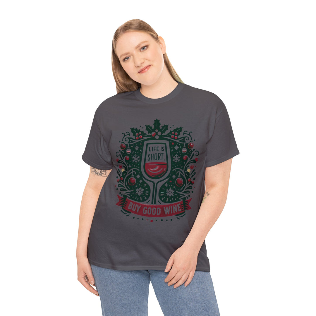 Buy Good Wine Unisex T Shirt - Wave Fusions