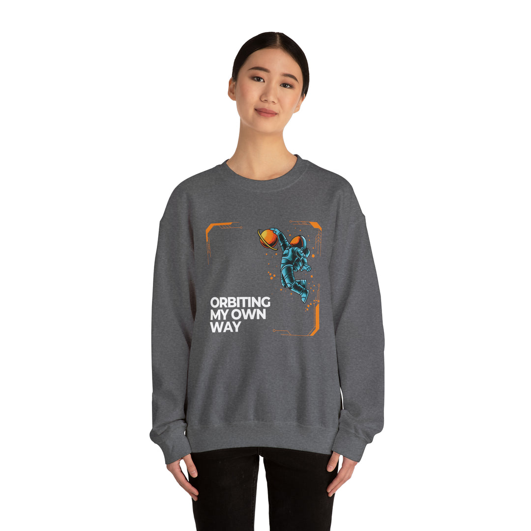 Orbiting My Own Way Unisex Sweatshirt - Wave Fusions