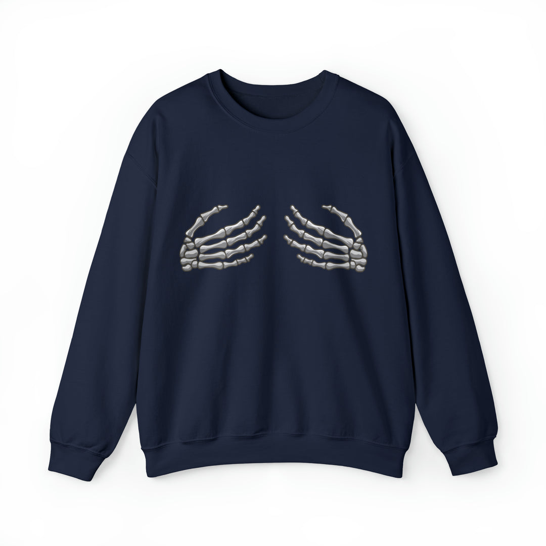 Skeleton Hands Unisex Heavy Blend™ Crewneck Sweatshirt - Wave Fusions