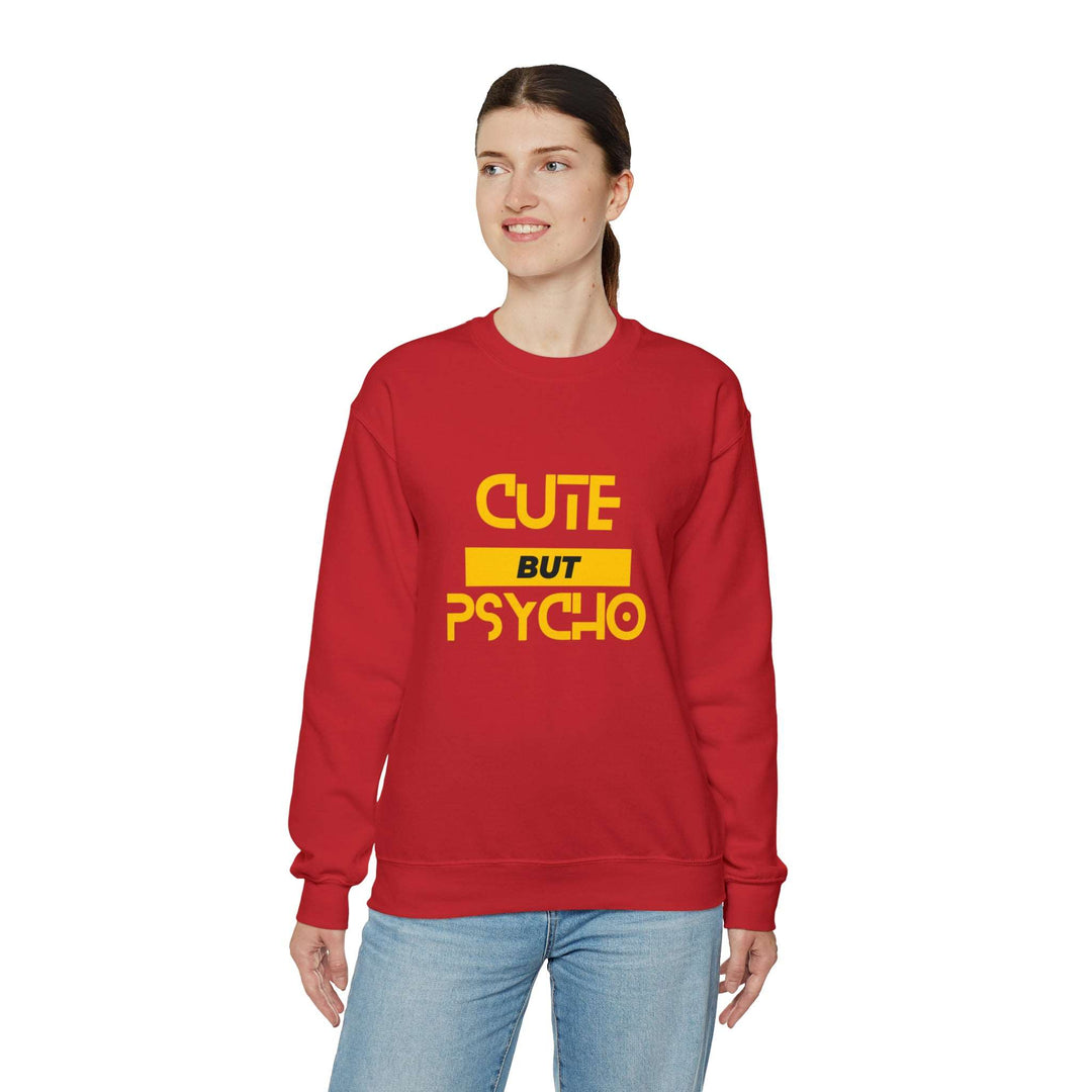 Cute But Psycho Unisex Heavy Blend™ Crewneck Sweatshirt