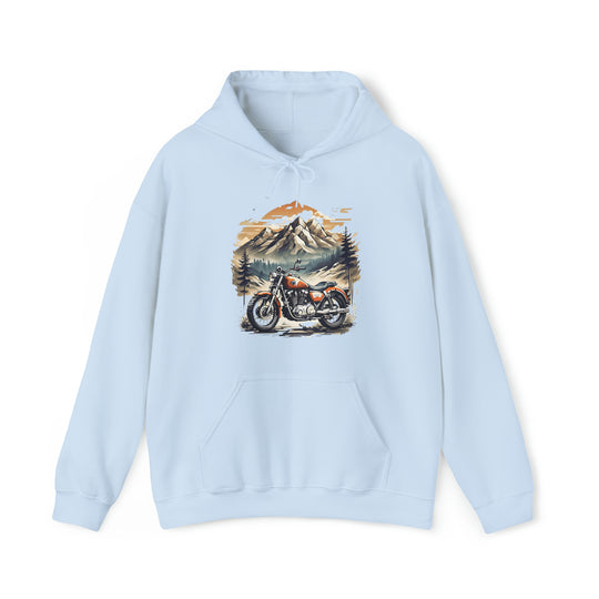 Highland Motorbike Unisex Hoodie - Wave Fusions