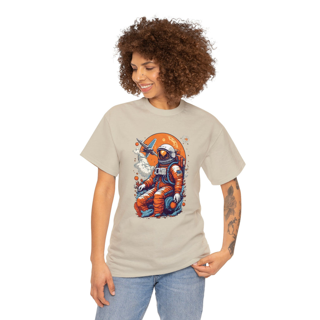 Retro Astronaut Unisex T Shirt - Wave Fusions