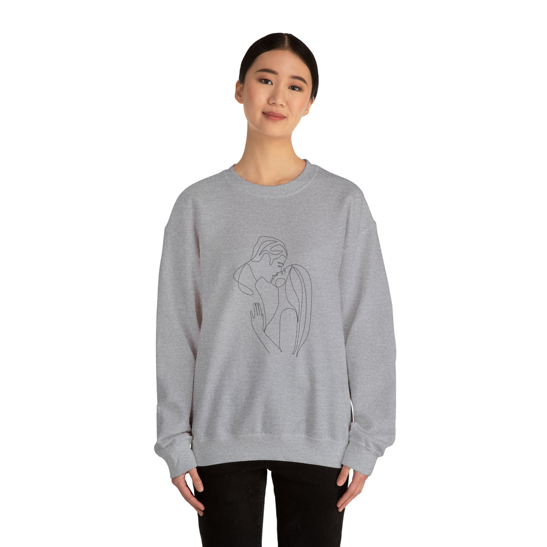 Kiss Unisex Heavy Blend™ Crewneck Sweatshirt - Wave Fusions