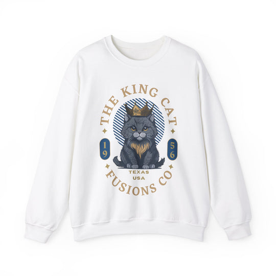 The King Cat Sweatshirt - Royal Feline Series