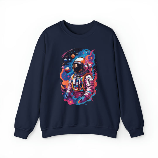 Cosmic Voyager Astronaut Unisex Sweatshirt - Wave Fusions