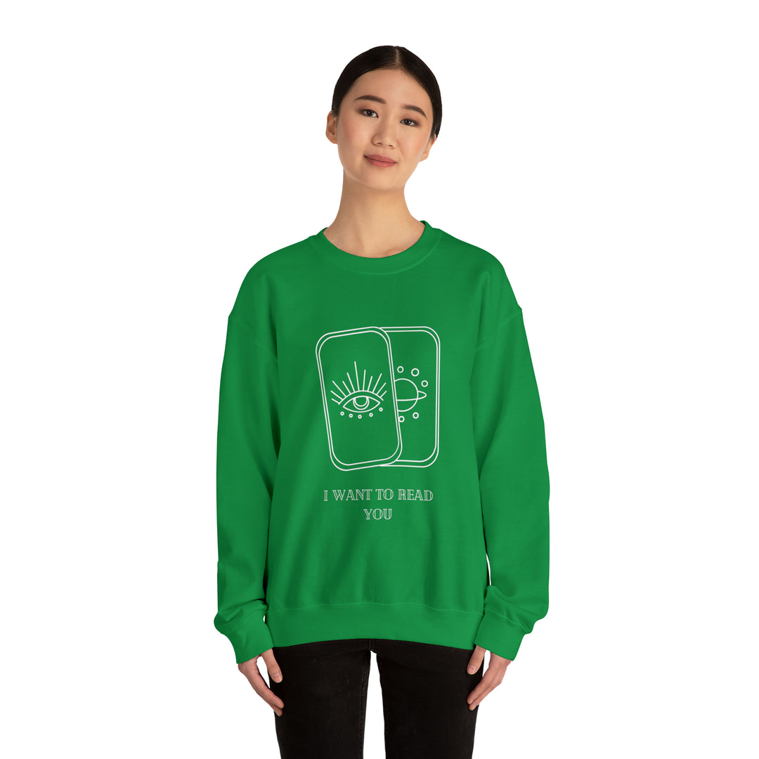 I Want To Read You Unisex Heavy Blend™ Crewneck Sweatshirt - Wave Fusions