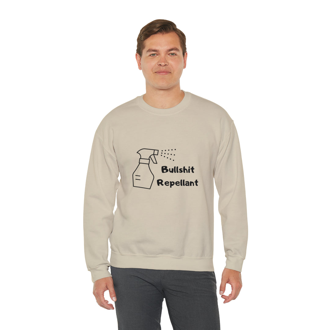 Bullshit Repellant Unisex Heavy Blend™ Crewneck Sweatshirt - Wave Fusions